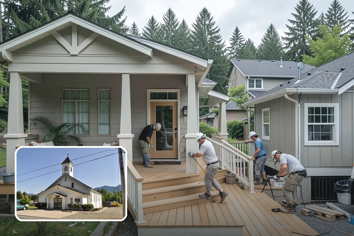 Shaker Cabinet Installation in Concrete, Skagit County, WA - Versatile style suiting many home designs