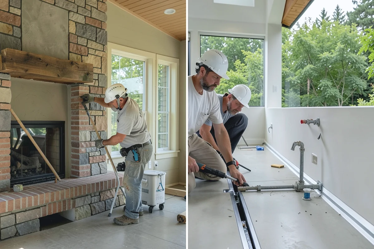 Shaker Cabinet Installation in Des Moines, King County, WA - Confirm layout and mark level reference lines