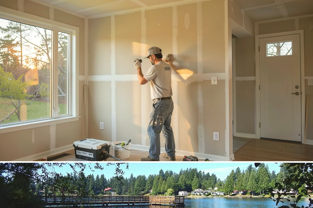 Shaker Cabinet Installation in Federal Way, King County, WA - Shaker cabinet installation is indoor work completed in any season alongside your remodel.