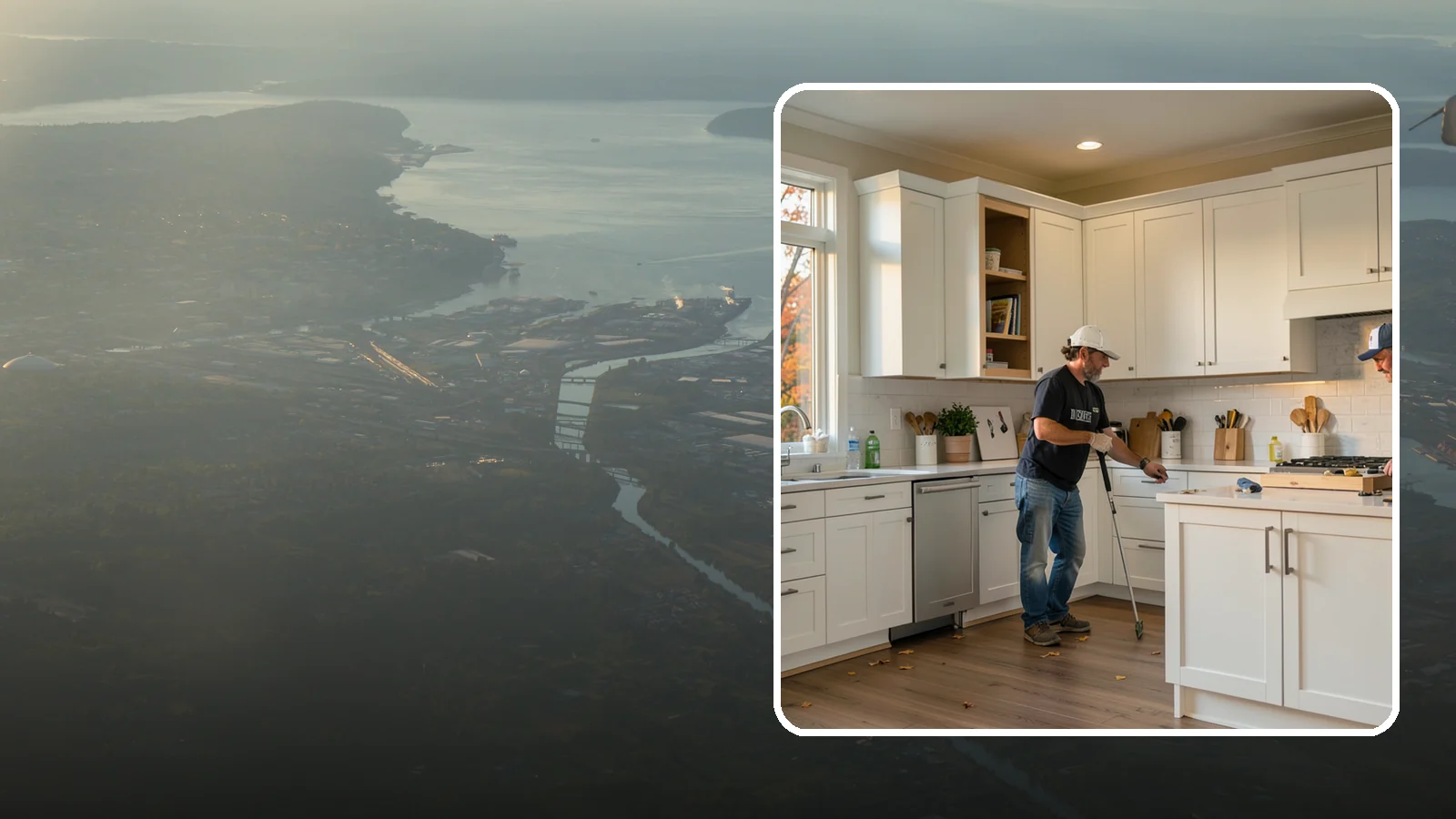 Shaker Cabinet Installation in Fife, Pierce County, WA - Installing timeless shaker-style cabinets whose clean, framed doors suit both classic and modern PNW homes.