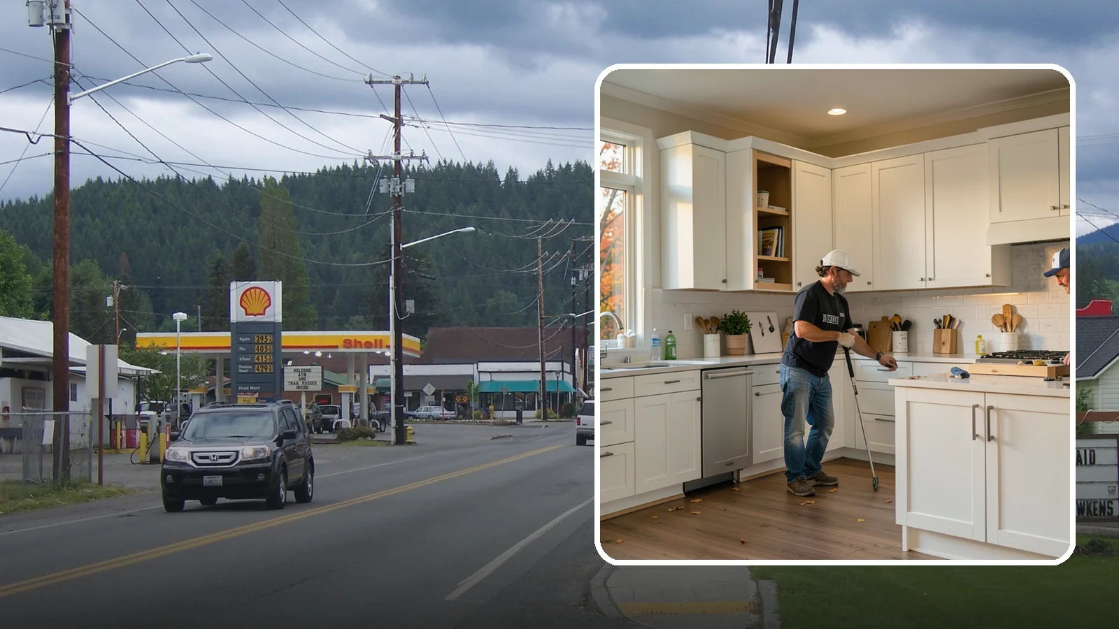 Shaker Cabinet Installation in Granite Falls, Snohomish County, WA - Installing timeless shaker-style cabinets whose clean, framed doors suit both classic and modern PNW homes.
