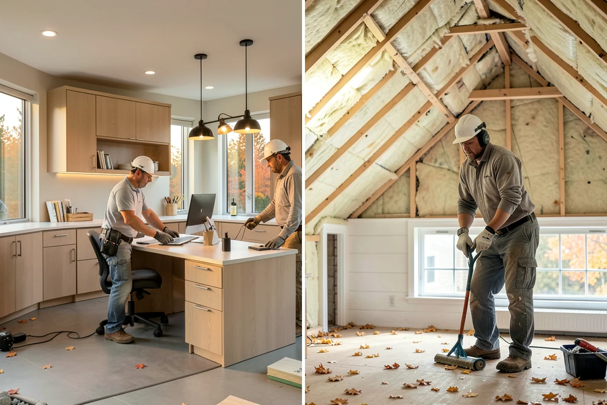 Shaker Cabinet Installation in Kenmore, King County, WA - Confirm layout and mark level reference lines