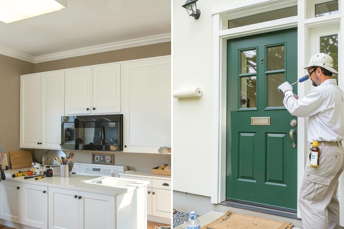 Shaker Cabinet Installation in Lake Stevens, Snohomish County, WA - Confirm layout and mark level reference lines