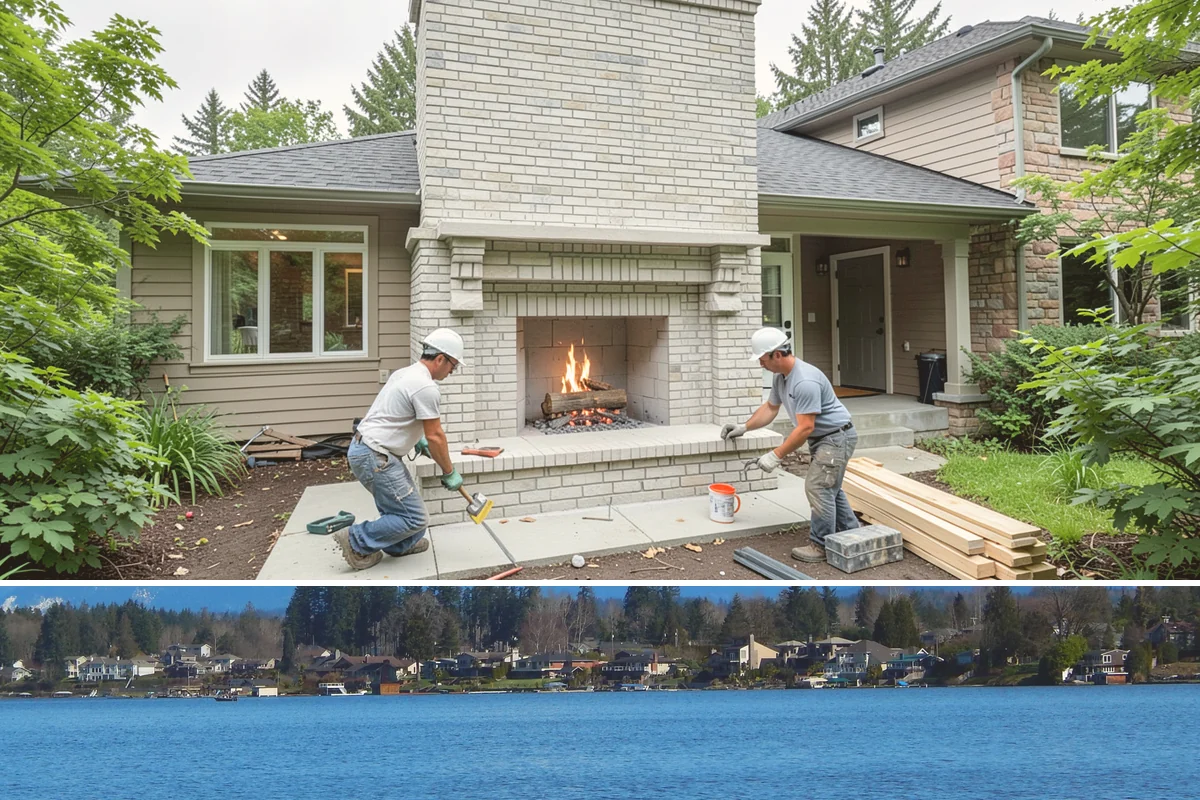 Shaker Cabinet Installation in Lake Stevens, Snohomish County, WA - Shaker cabinet installation is indoor work completed in any season alongside your remodel.