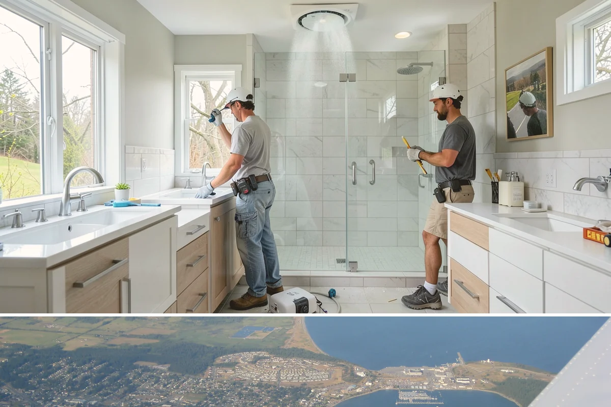 Shaker Cabinet Installation in Oak Harbor, Island County, WA - Shaker cabinet installation is indoor work completed in any season alongside your remodel.