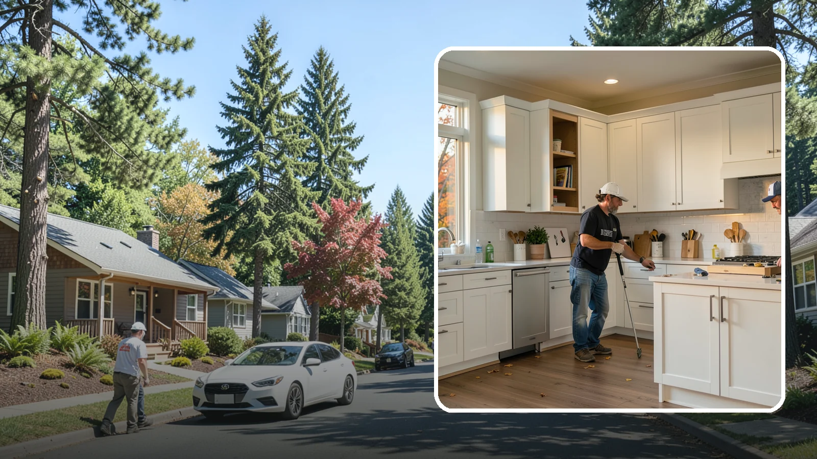 Shaker Cabinet Installation in Orting, Pierce County, WA - Installing timeless shaker-style cabinets whose clean, framed doors suit both classic and modern PNW homes.