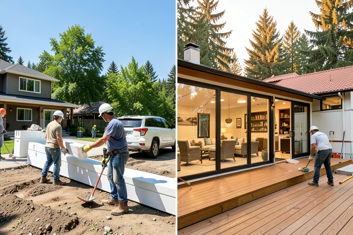 Shaker Cabinet Installation in Puyallup, Pierce County, WA - Confirm layout and mark level reference lines