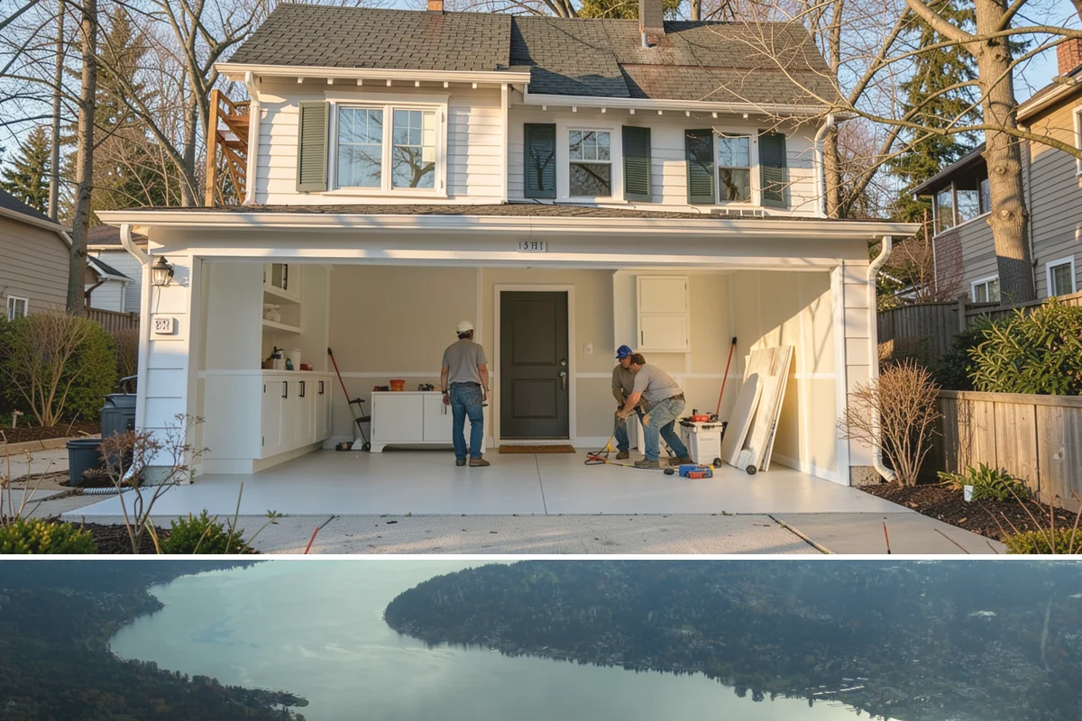 Shaker Cabinet Installation in Sammamish, King County, WA - Shaker cabinet installation is indoor work completed in any season alongside your remodel.