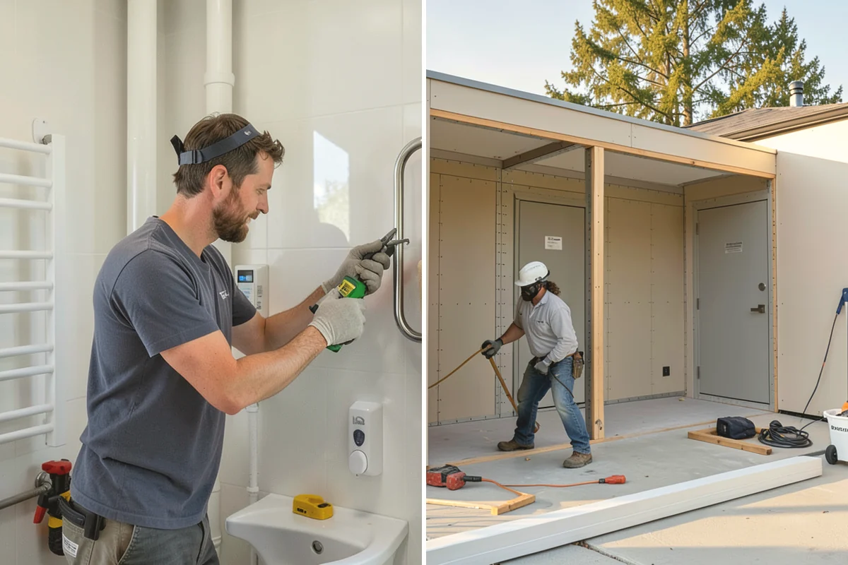 Shaker Cabinet Installation in Tukwila, King County, WA - Confirm layout and mark level reference lines