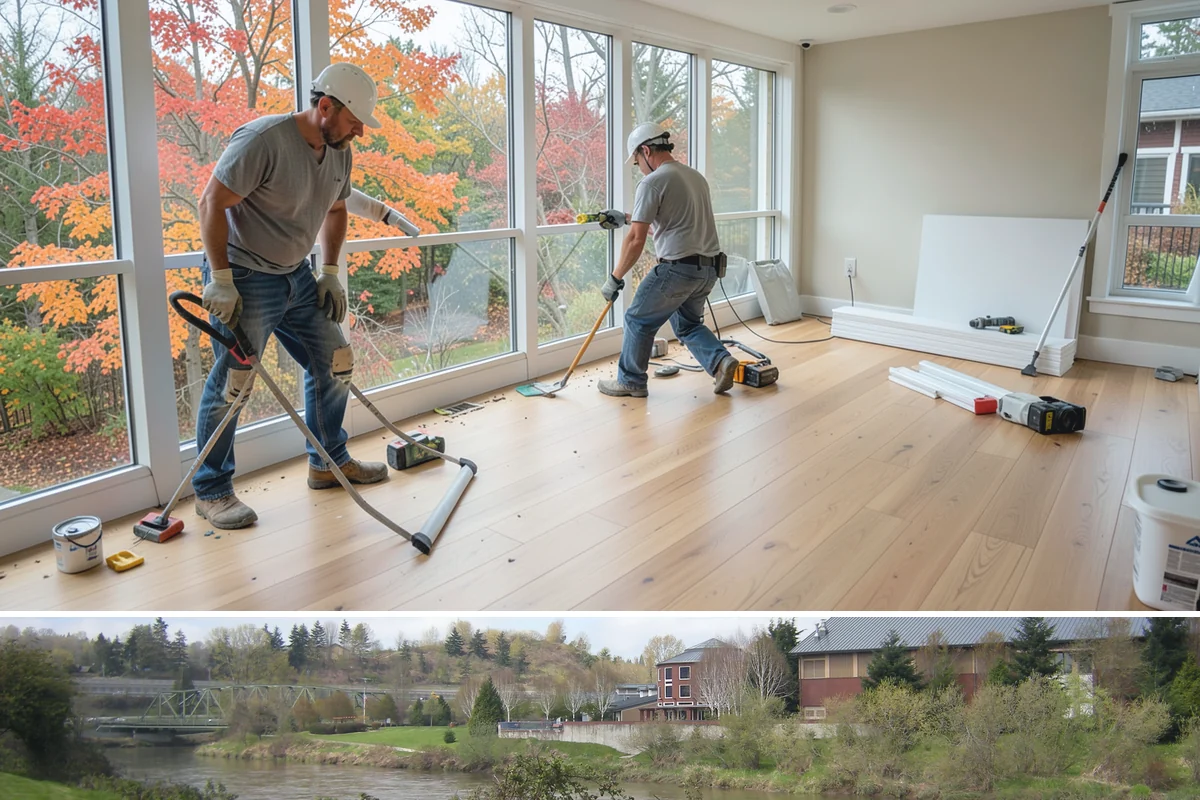 Shaker Cabinet Installation in Tukwila, King County, WA - Shaker cabinet installation is indoor work completed in any season alongside your remodel.