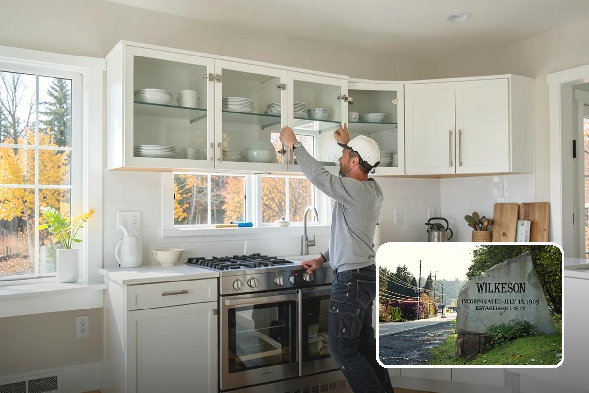Shaker Cabinet Installation in Wilkeson, Pierce County, WA - Versatile style suiting many home designs