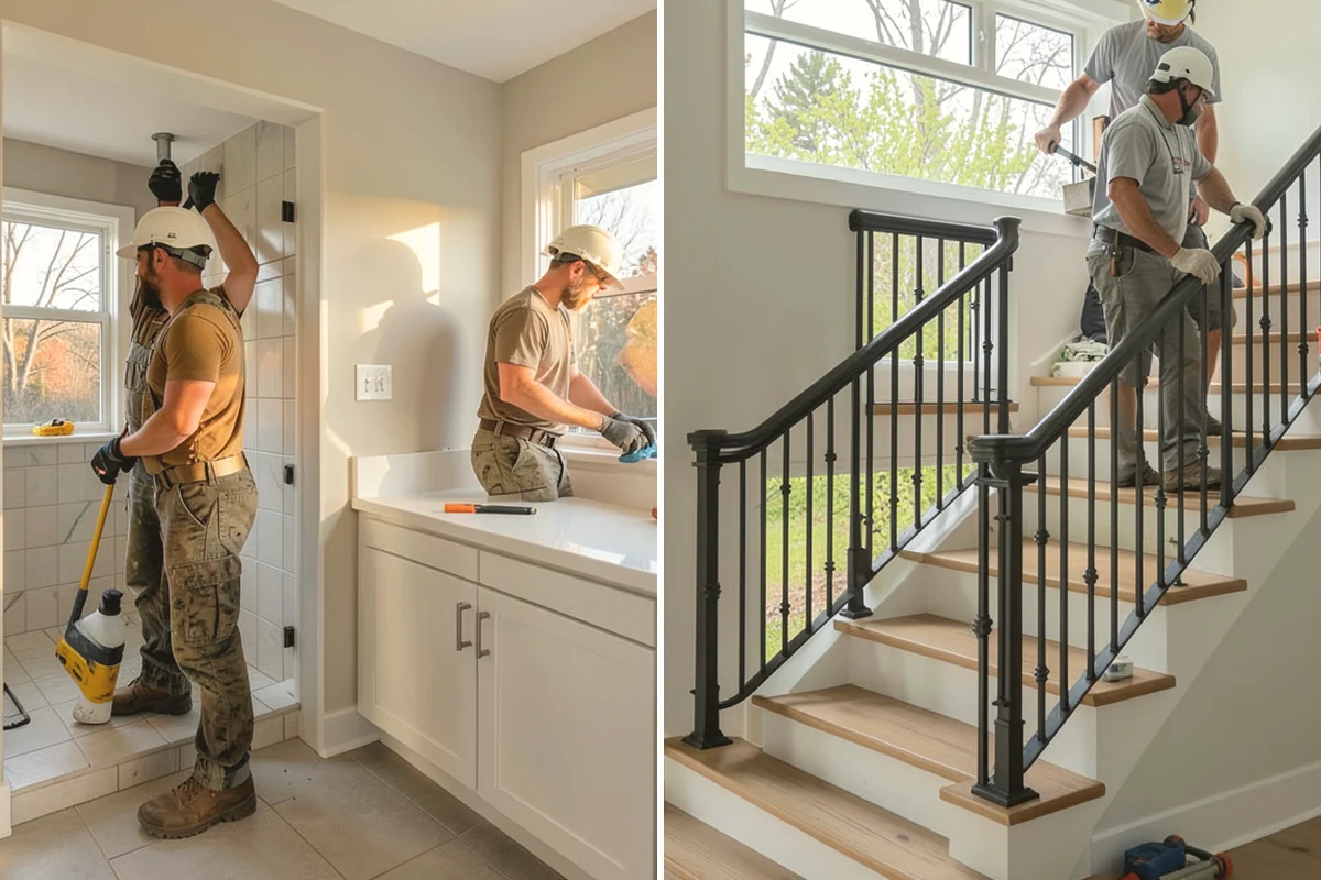 Shaker Cabinet Installation in Yarrow Point, King County, WA - Confirm layout and mark level reference lines