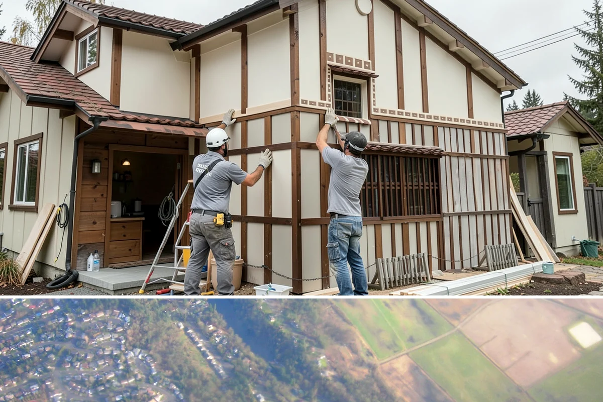 Sheathing Installation in Algona, King County, WA - Sheathing is often the race to dry-in