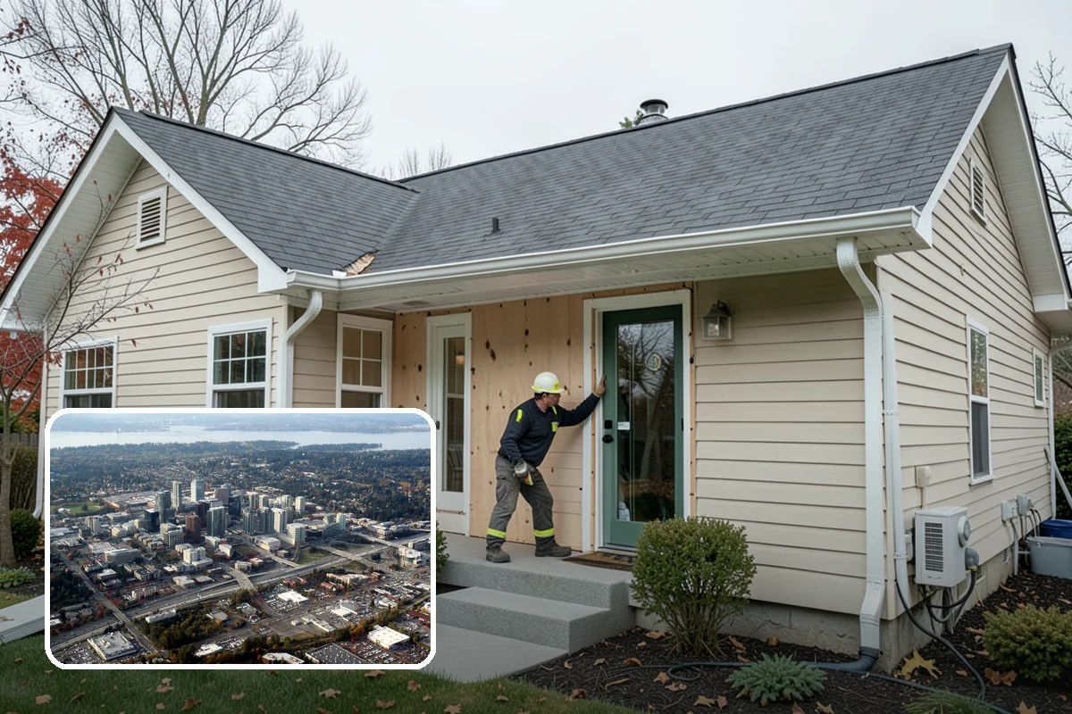 Sheathing Installation in Bellevue, King County, WA - Shear-rated panels that brace against seismic and wind