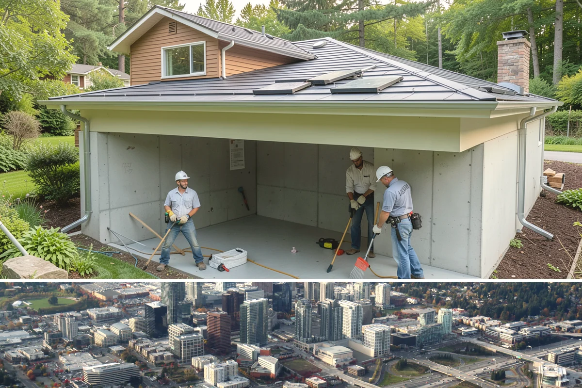 Sheathing Installation in Bellevue, King County, WA - Sheathing is often the race to dry-in