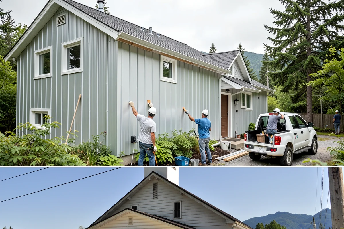Sheathing Installation in Concrete, Skagit County, WA - Sheathing is often the race to dry-in