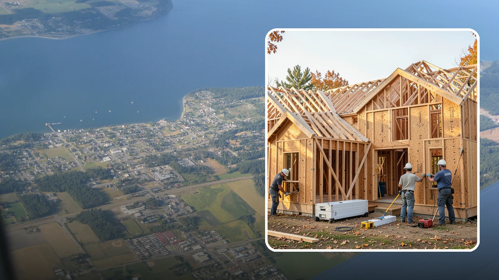 Sheathing Installation in Coupeville, Island County, WA - We install wall and roof sheathing that braces the structure and creates the surface your weather barrier attaches to.