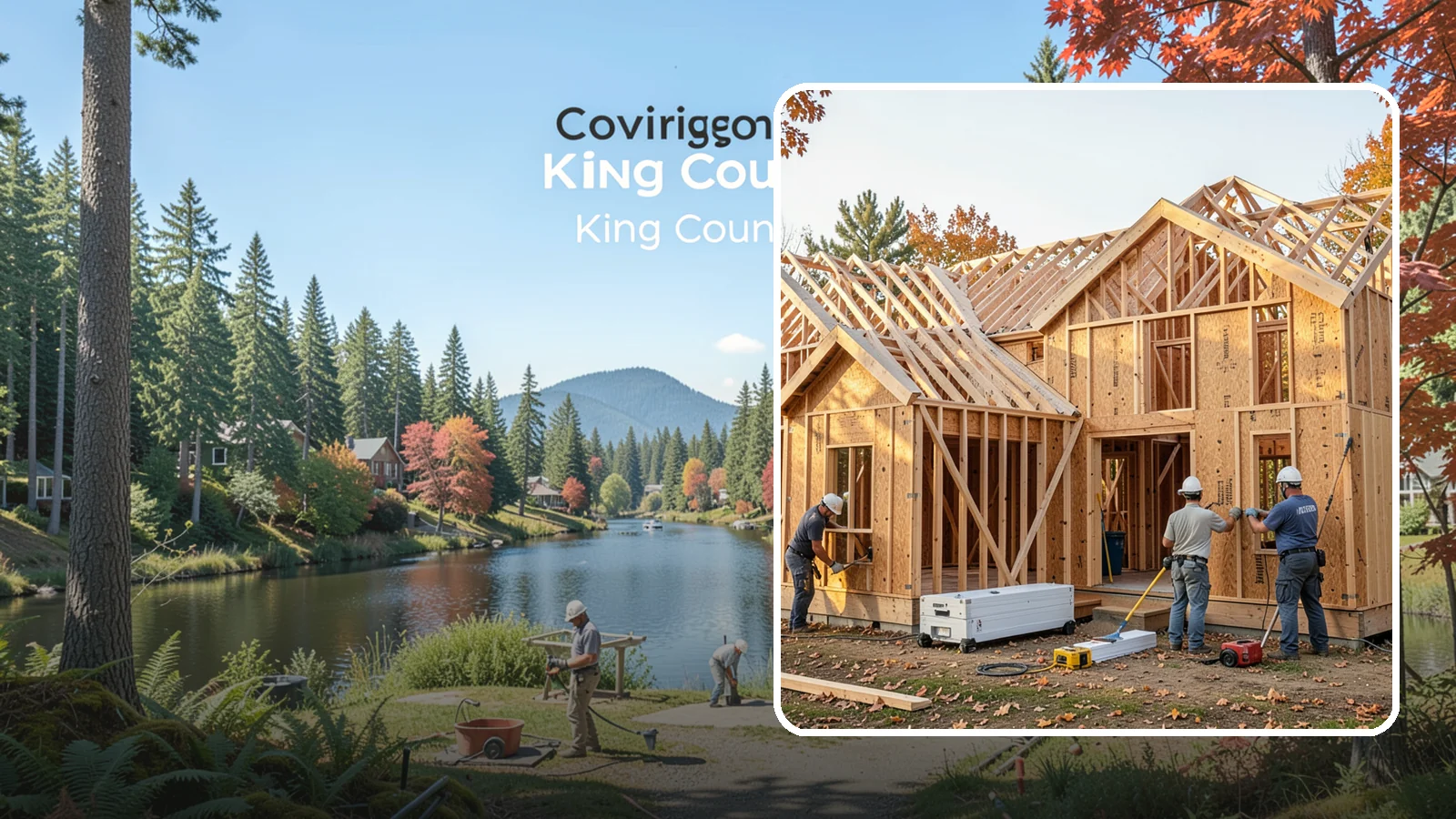 Sheathing Installation in Covington, King County, WA - We install wall and roof sheathing that braces the structure and creates the surface your weather barrier attaches to.