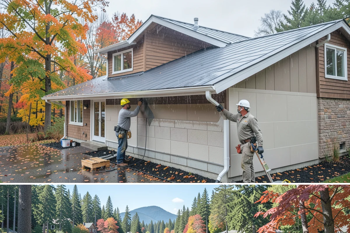 Sheathing Installation in Covington, King County, WA - Sheathing is often the race to dry-in