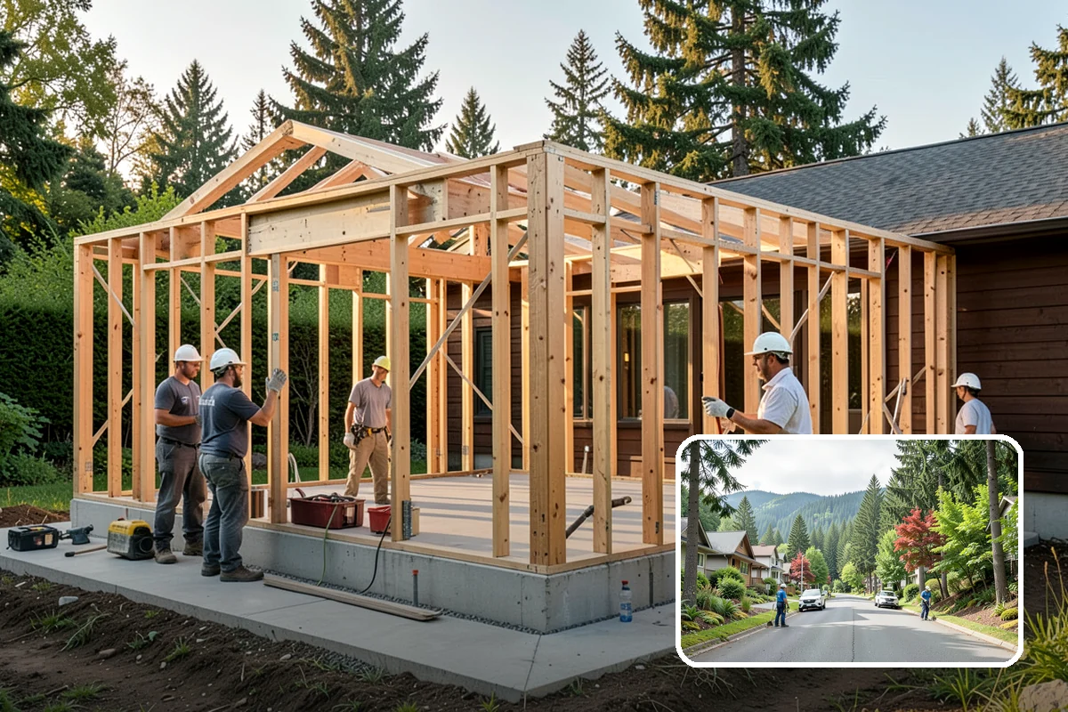 Sheathing Installation in Darrington, Snohomish County, WA - Shear-rated panels that brace against seismic and wind