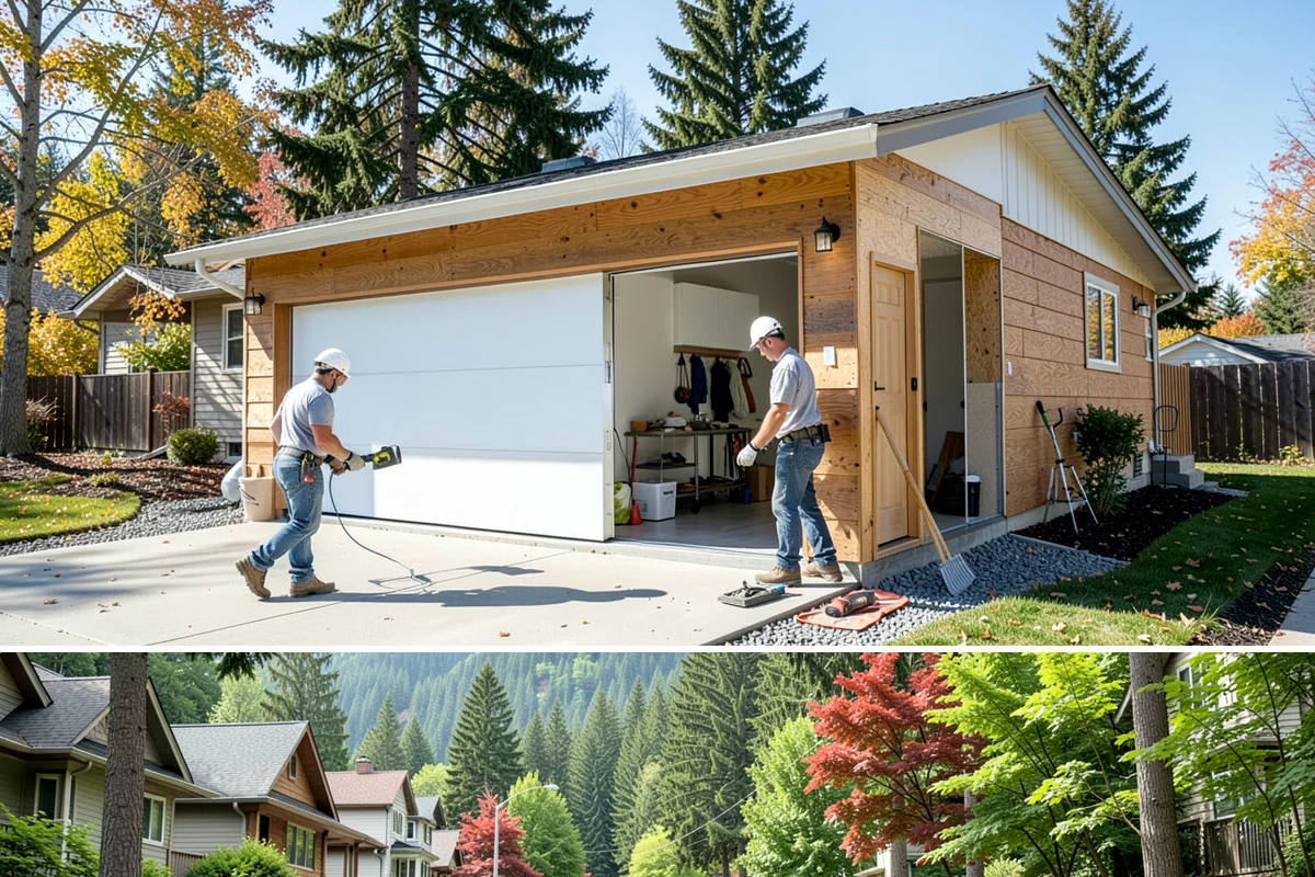Sheathing Installation in Darrington, Snohomish County, WA - Sheathing is often the race to dry-in