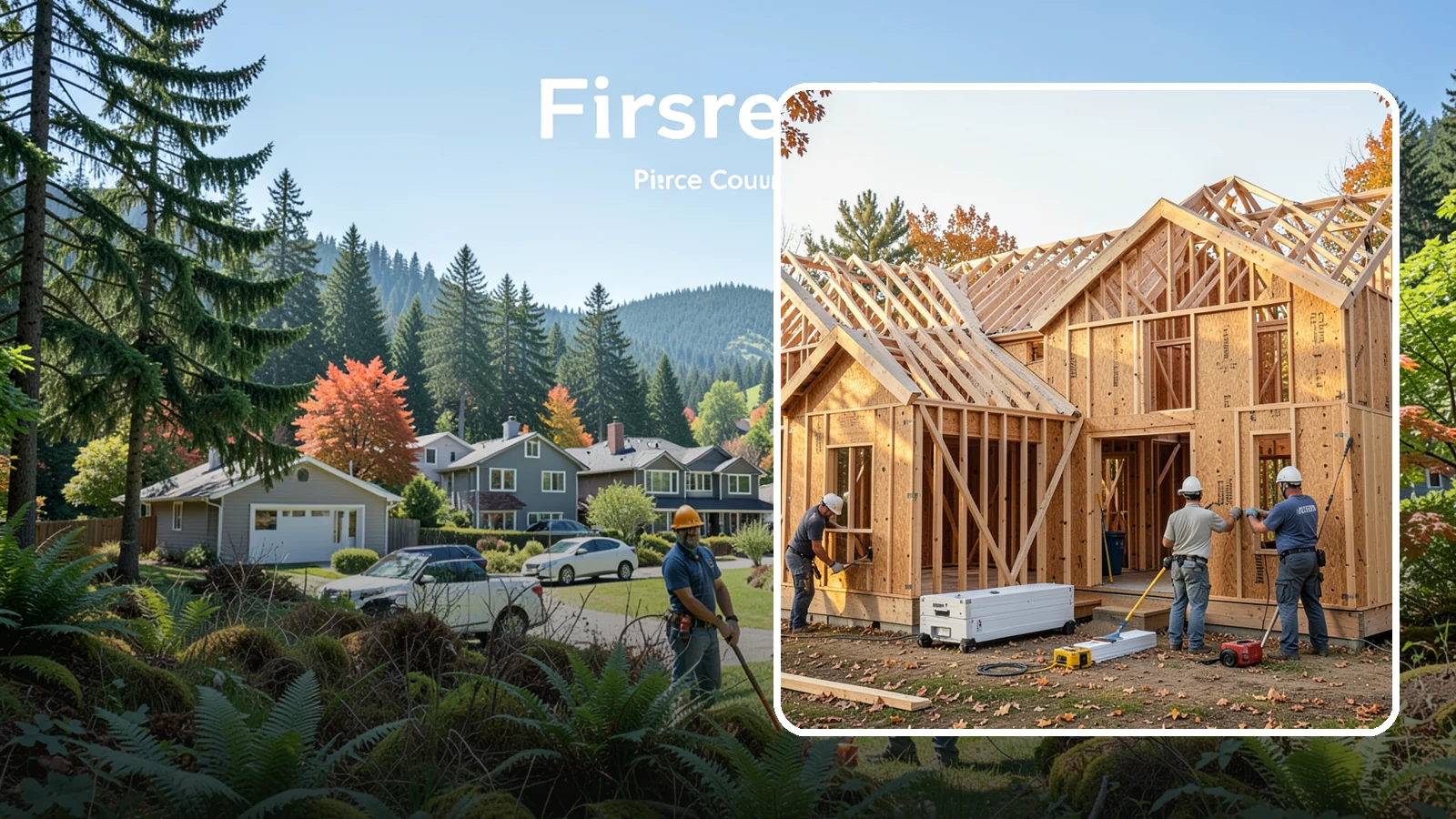 Sheathing Installation in Fircrest, Pierce County, WA - We install wall and roof sheathing that braces the structure and creates the surface your weather barrier attaches to.