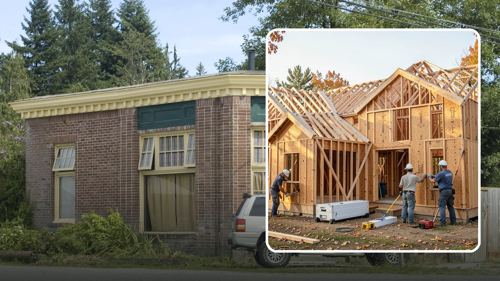 Sheathing Installation in Hamilton, Skagit County, WA - We install wall and roof sheathing that braces the structure and creates the surface your weather barrier attaches to.