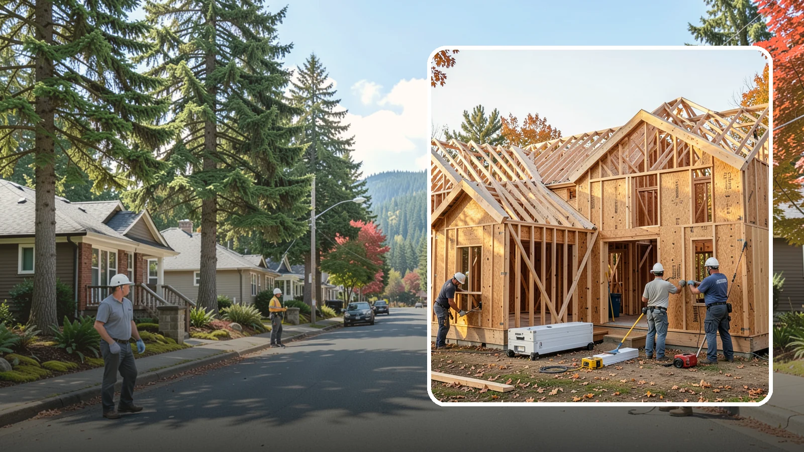Sheathing Installation in Hunts Point, King County, WA - We install wall and roof sheathing that braces the structure and creates the surface your weather barrier attaches to.