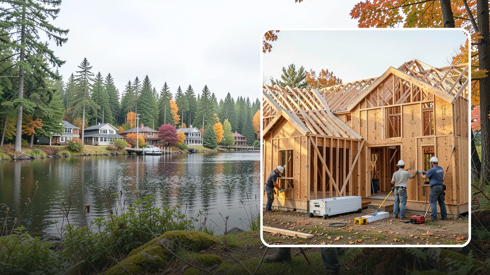 Sheathing Installation in La Conner, Skagit County, WA - We install wall and roof sheathing that braces the structure and creates the surface your weather barrier attaches to.