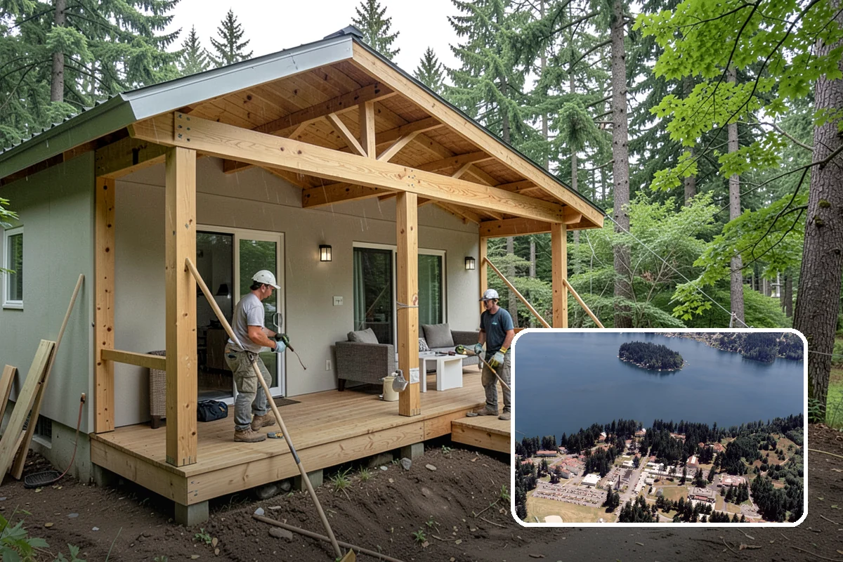 Sheathing Installation in Lakewood, Pierce County, WA - Shear-rated panels that brace against seismic and wind