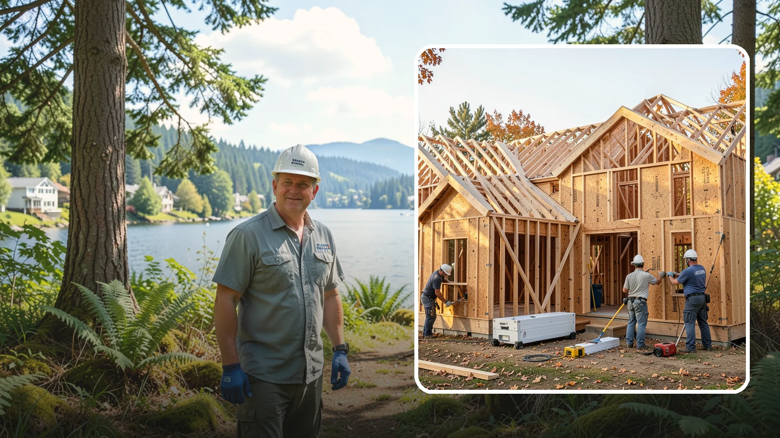 Sheathing Installation in Milton, King County, WA - We install wall and roof sheathing that braces the structure and creates the surface your weather barrier attaches to.