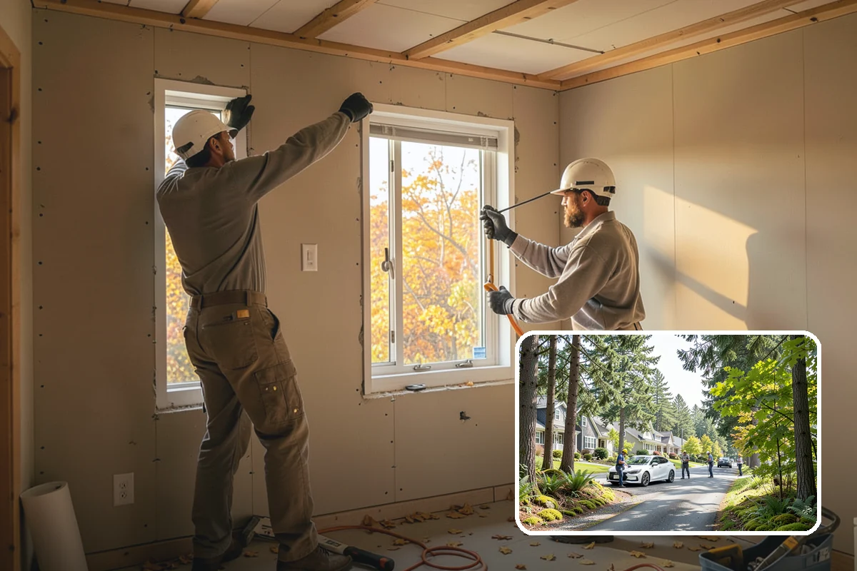 Sheathing Installation in Normandy Park, King County, WA - Shear-rated panels that brace against seismic and wind
