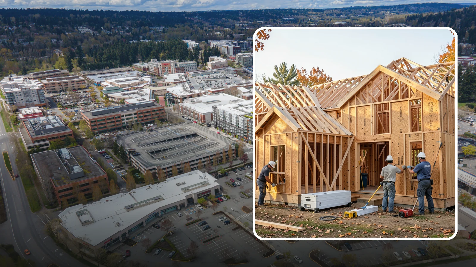 Sheathing Installation in Redmond, King County, WA - We install wall and roof sheathing that braces the structure and creates the surface your weather barrier attaches to.