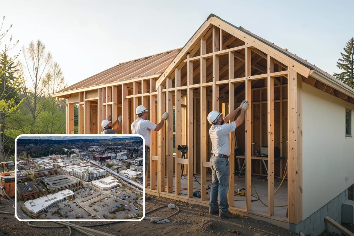 Sheathing Installation in Redmond, King County, WA - Shear-rated panels that brace against seismic and wind