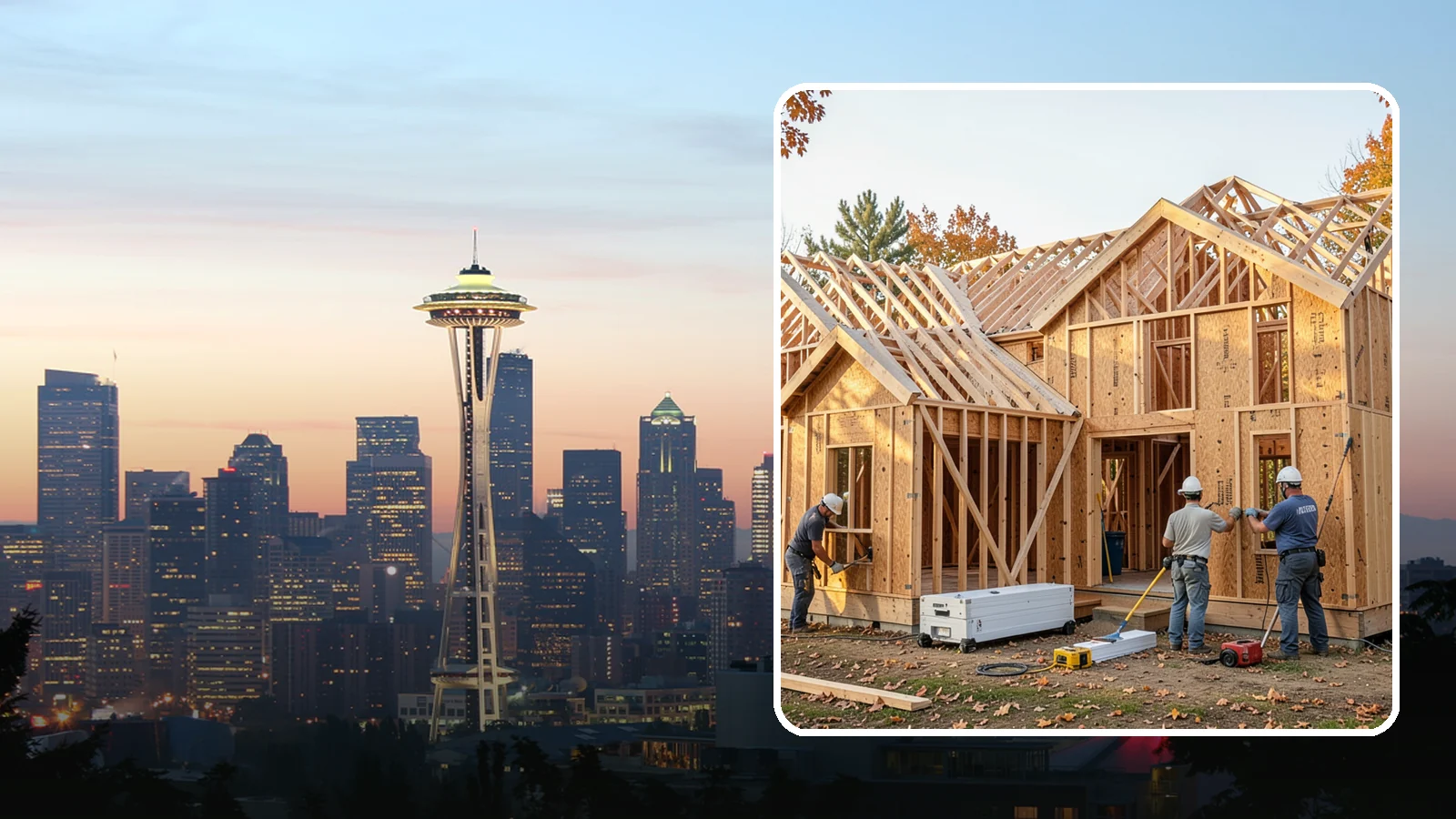 Sheathing Installation in Seattle, King County, WA - We install wall and roof sheathing that braces the structure and creates the surface your weather barrier attaches to.