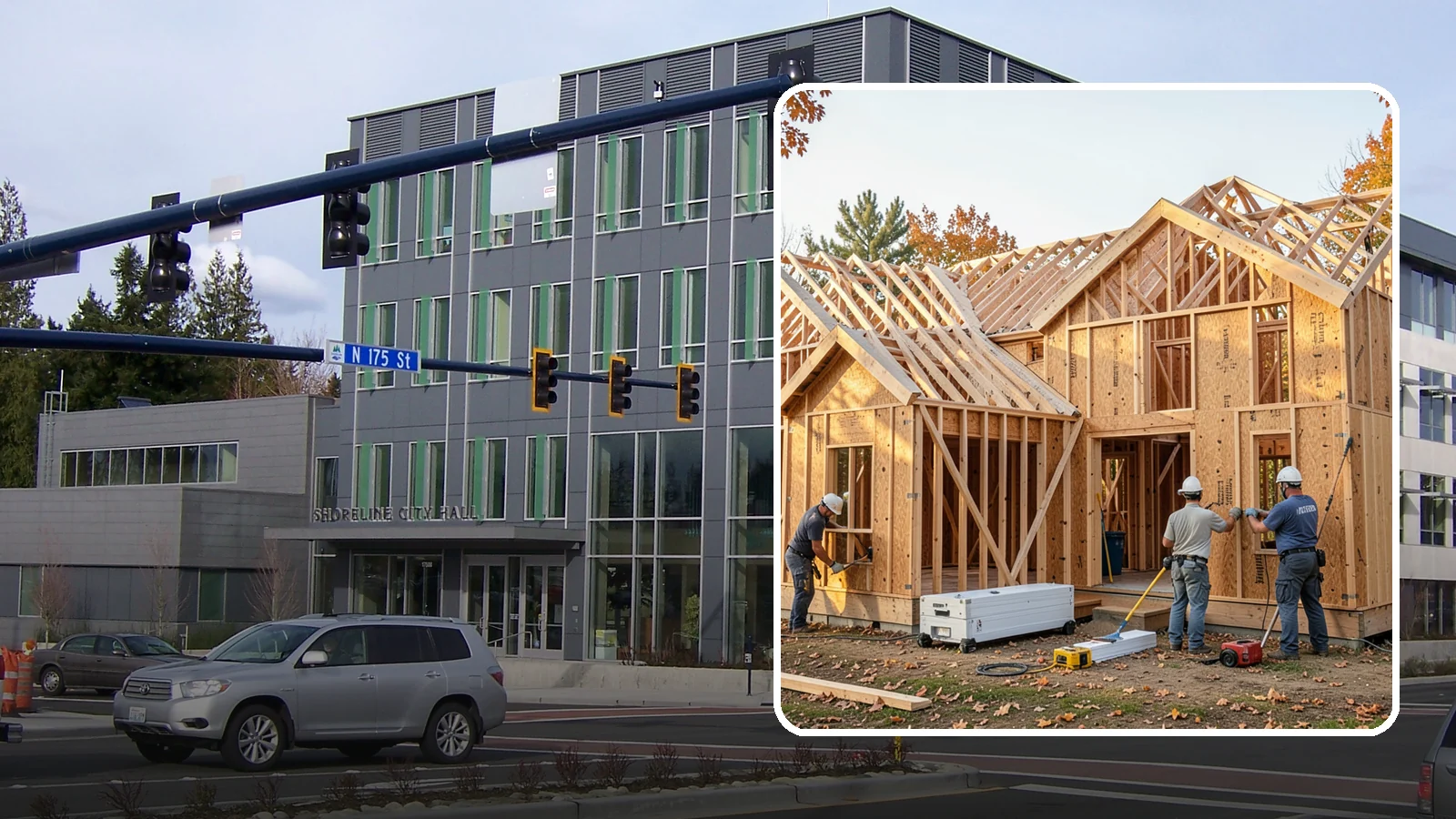 Sheathing Installation in Shoreline, King County, WA - We install wall and roof sheathing that braces the structure and creates the surface your weather barrier attaches to.