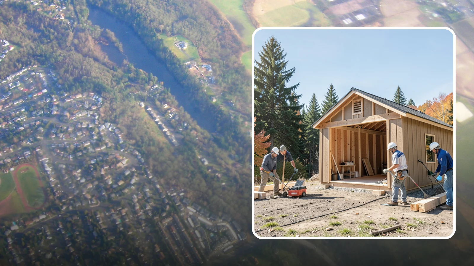 Shed Construction in Algona, King County, WA - Custom-built storage sheds sized and finished to match your yard and needs.