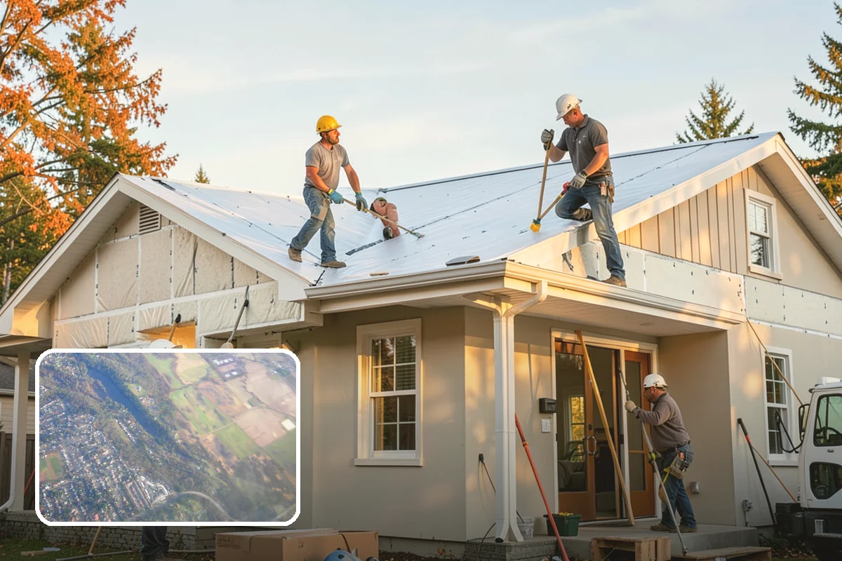 Shed Construction in Algona, King County, WA - Weather-tight storage built for PNW rain