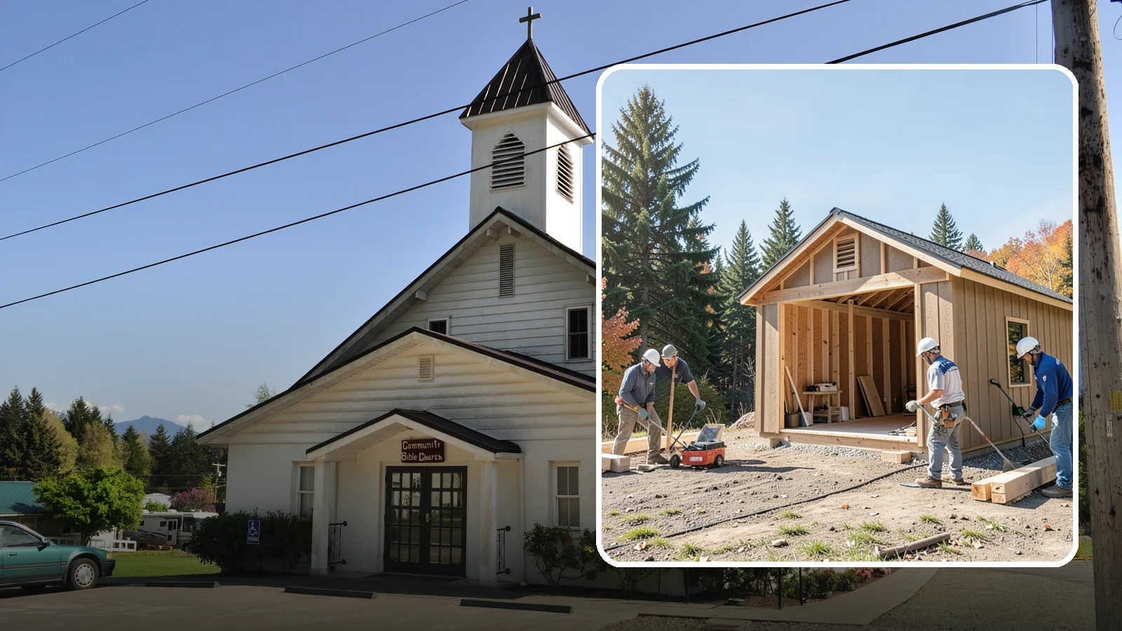 Shed Construction in Concrete, Skagit County, WA - Custom-built storage sheds sized and finished to match your yard and needs.