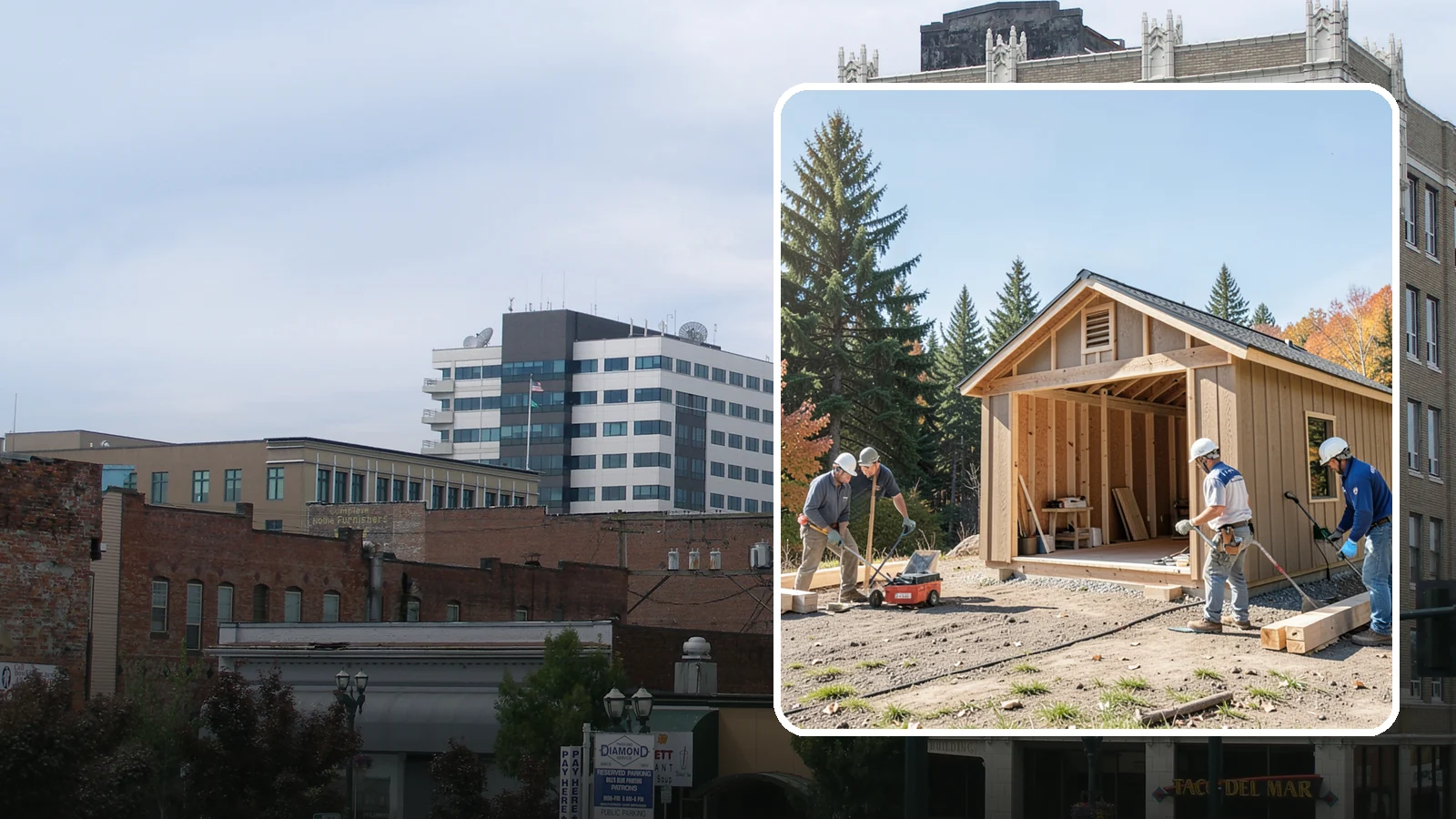 Shed Construction in Everett, Snohomish County, WA - Custom-built storage sheds sized and finished to match your yard and needs.