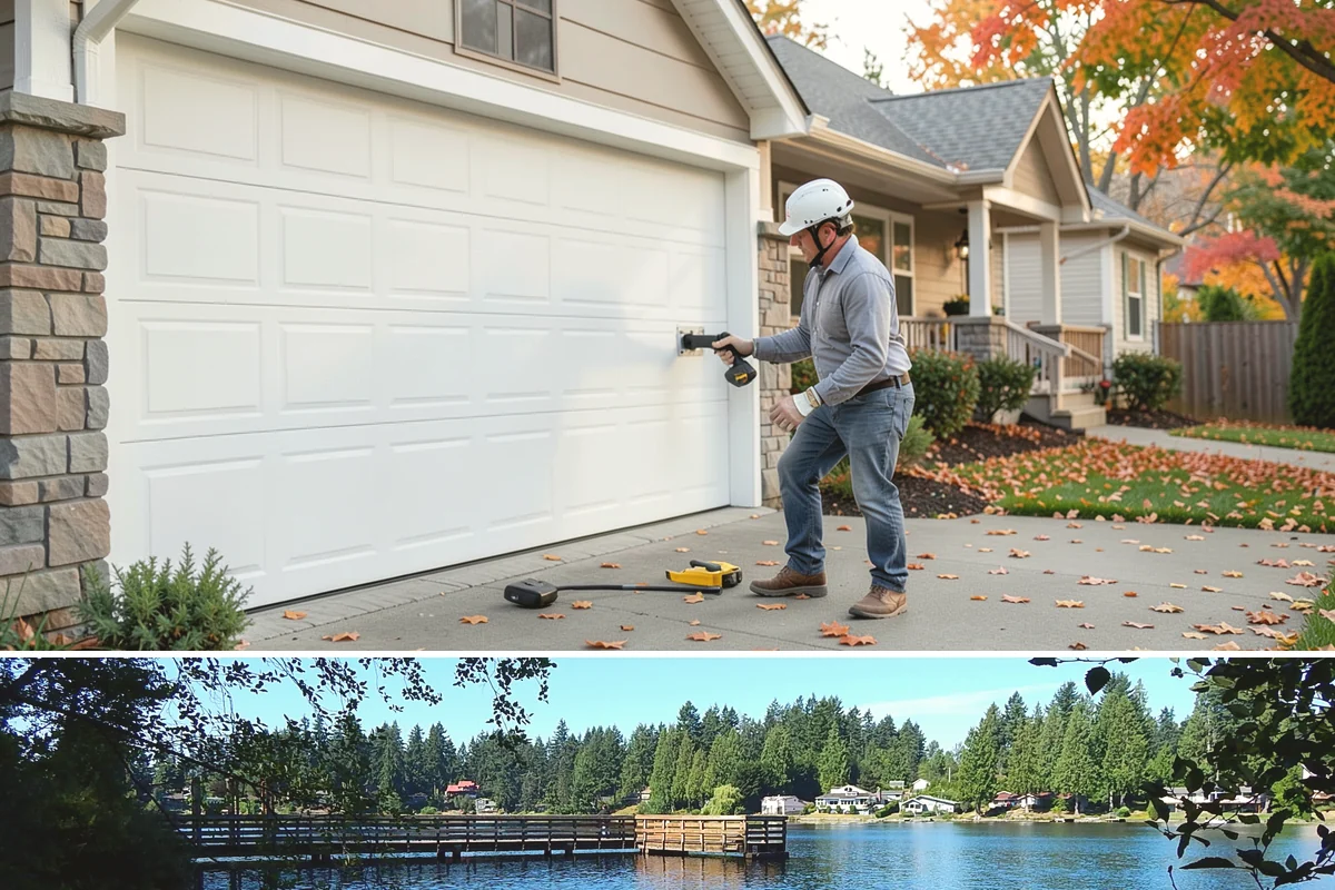 Shed Construction in Federal Way, King County, WA - Sheds go up quickly in dry weather, so late spring through early fall keeps the build clean and on schedule.