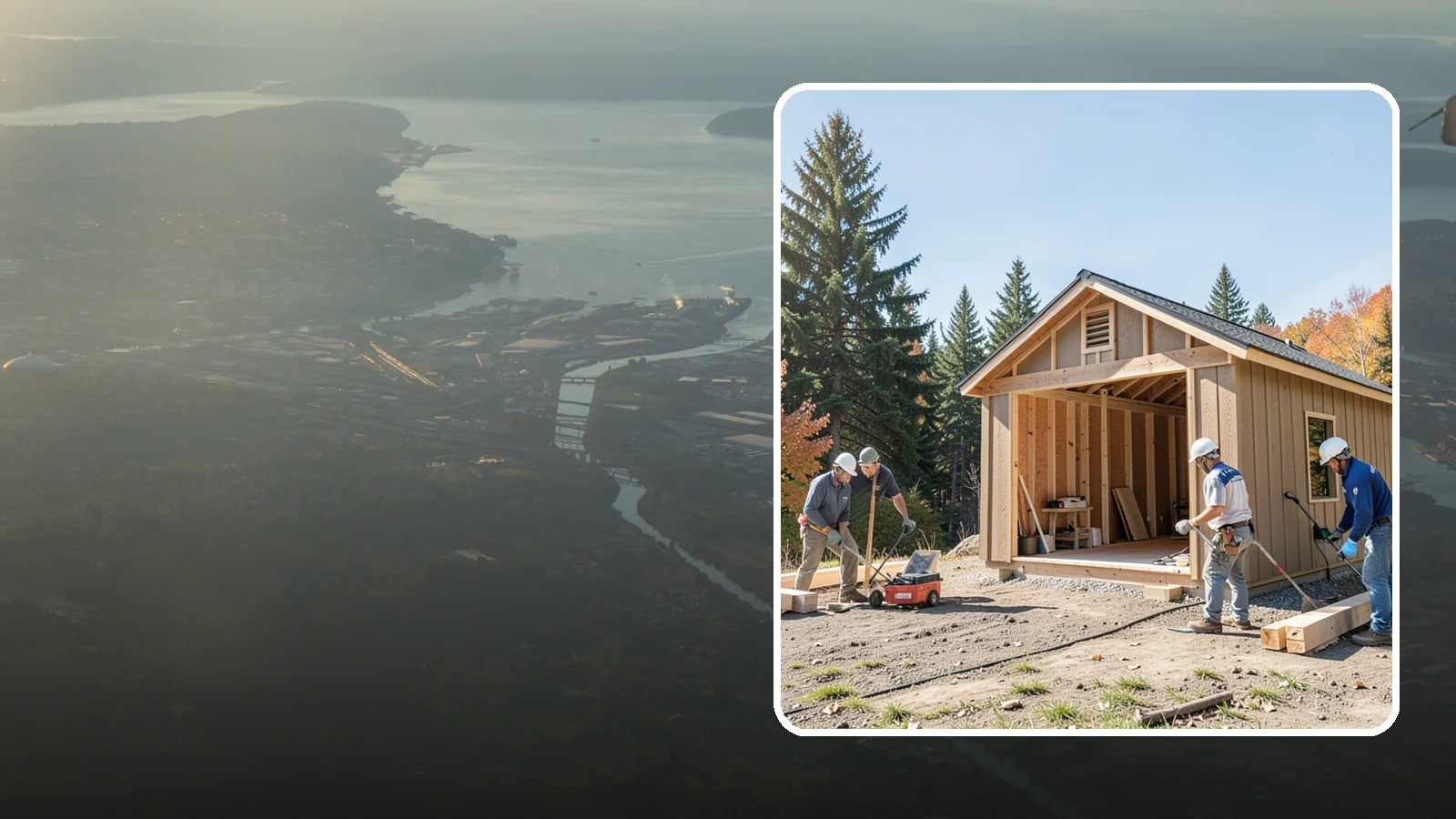 Shed Construction in Fife, Pierce County, WA - Custom-built storage sheds sized and finished to match your yard and needs.
