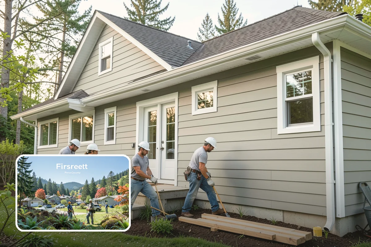 Shed Construction in Fircrest, Pierce County, WA - Weather-tight storage built for PNW rain