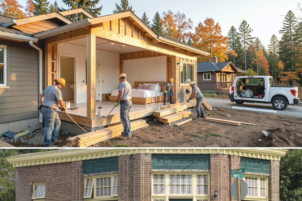 Shed Construction in Hamilton, Skagit County, WA - Sheds go up quickly in dry weather, so late spring through early fall keeps the build clean and on schedule.