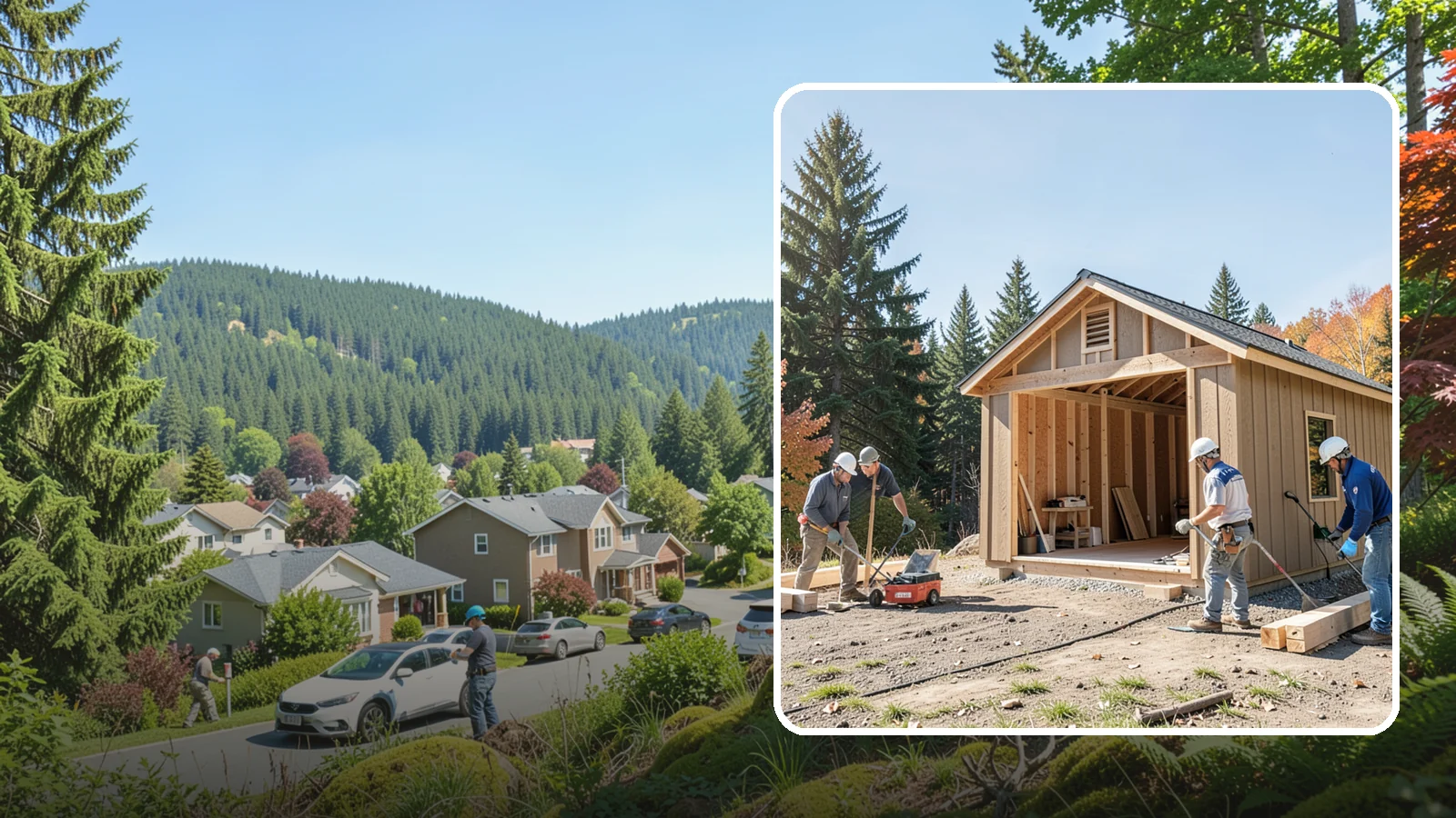 Shed Construction in Index, Snohomish County, WA - Custom-built storage sheds sized and finished to match your yard and needs.