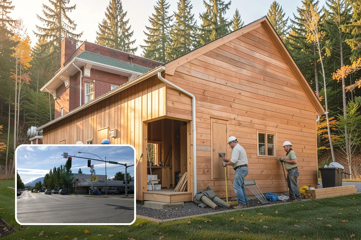 Shed Construction in North Bend, King County, WA - Weather-tight storage built for PNW rain
