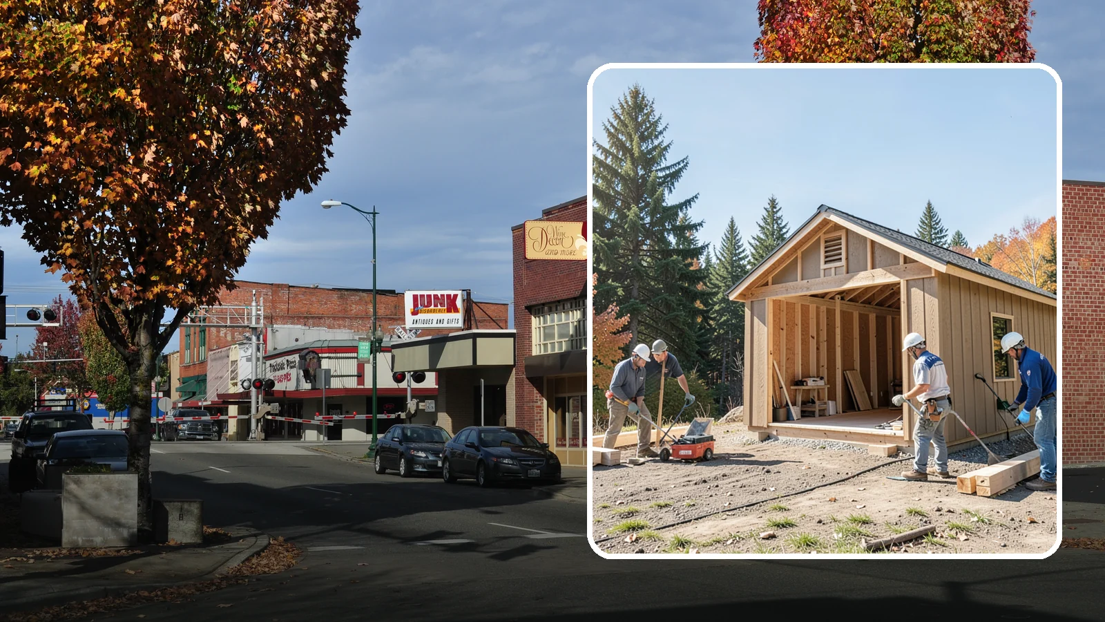 Shed Construction in Puyallup, Pierce County, WA - Custom-built storage sheds sized and finished to match your yard and needs.