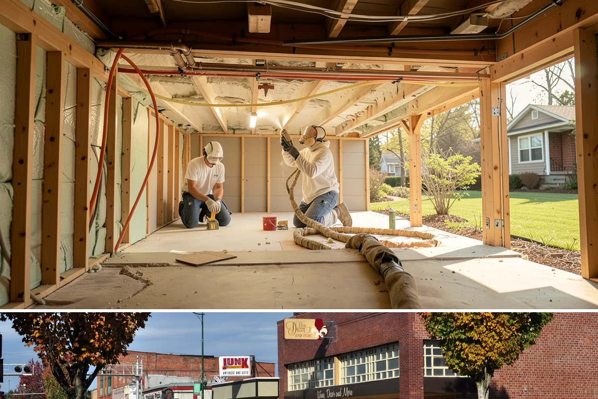 Shed Construction in Puyallup, Pierce County, WA - Sheds go up quickly in dry weather, so late spring through early fall keeps the build clean and on schedule.
