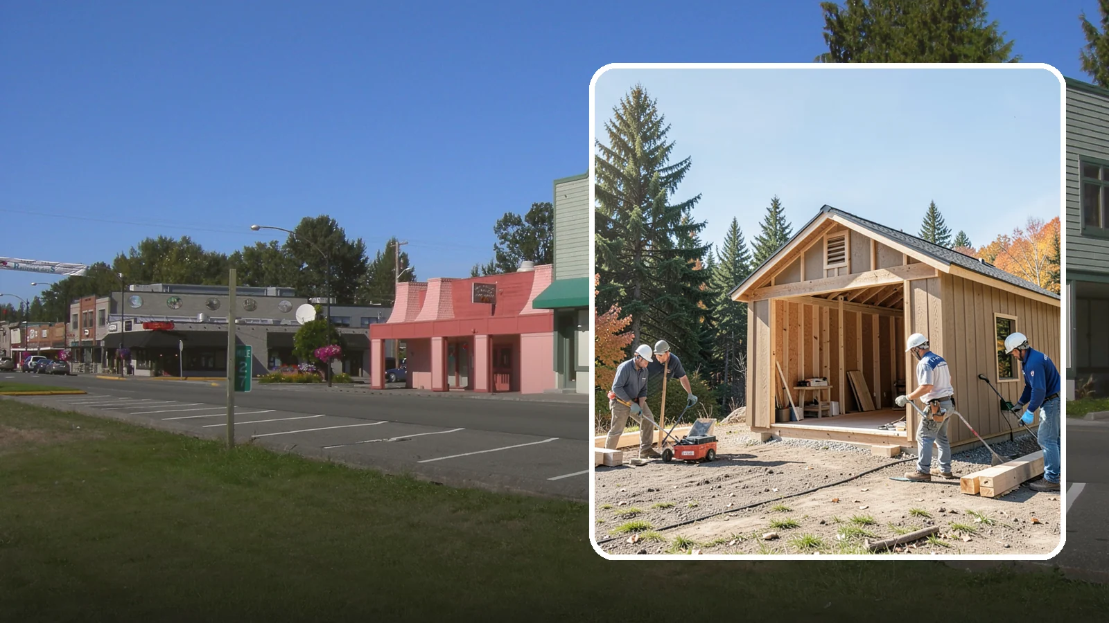 Shed Construction in Snoqualmie, King County, WA - Custom-built storage sheds sized and finished to match your yard and needs.