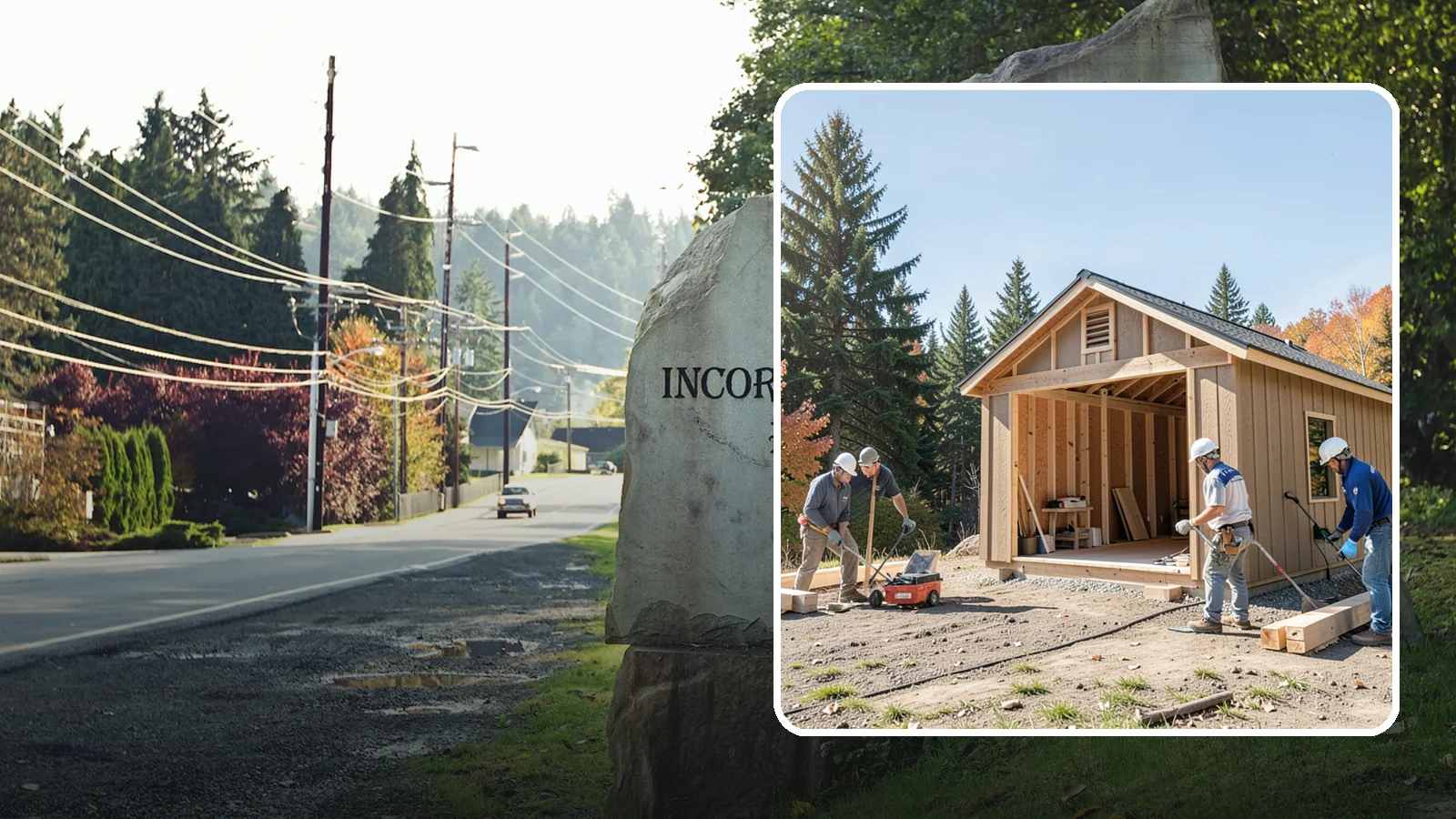 Shed Construction in Wilkeson, Pierce County, WA - Custom-built storage sheds sized and finished to match your yard and needs.